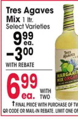 Jewel-Osco Tres Agaves Mix offer