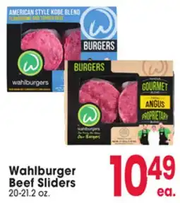 Jewel-Osco Wahlburger Beef Sliders offer