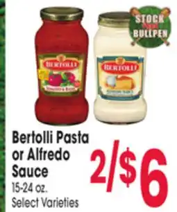 Jewel-Osco Bertolli Pasta or Alfredo Sauce offer