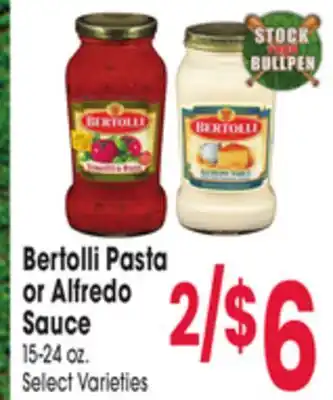 Jewel-Osco Bertolli Pasta or Alfredo Sauce offer
