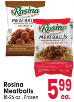 Jewel-Osco Rosina Meatballs offer