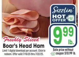 Jewel-Osco Boar's Head Ham offer