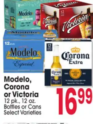 Jewel-Osco Modelo, Corona or Victoria offer