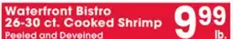 Jewel-Osco Waterfront Bistro 26-30 ct. Cooked Shrimp offer
