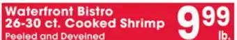 Jewel-Osco Waterfront Bistro 26-30 ct. Cooked Shrimp offer