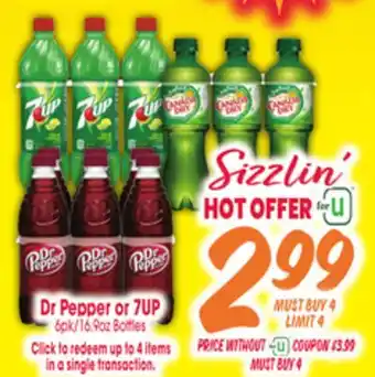 Jewel-Osco Dr Pepper or 7UP offer