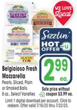 Jewel-Osco Belgioioso Fresh Mozzarella offer