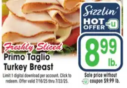 Jewel-Osco Primo Taglio Turkey Breast offer