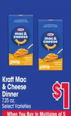 Jewel-Osco Kraft Mac & Cheese Dinner offer