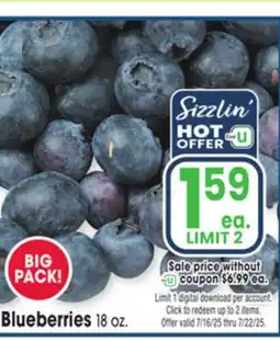 Jewel-Osco Blueberries offer