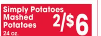 Jewel-Osco Simply Potatoes Mashed Potatoes offer