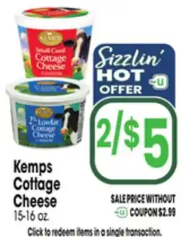 Jewel-Osco Kemps Cottage Cheese offer