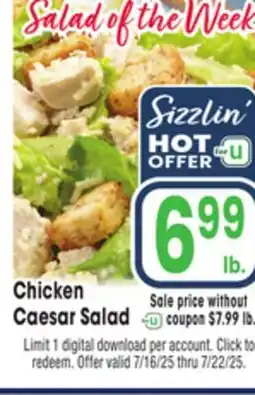 Jewel-Osco Chicken Caesar Salad offer