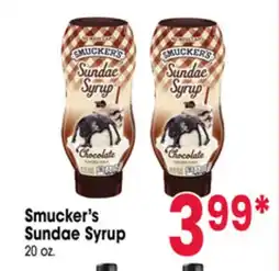Jewel-Osco Smucker's Sundae Syrup offer