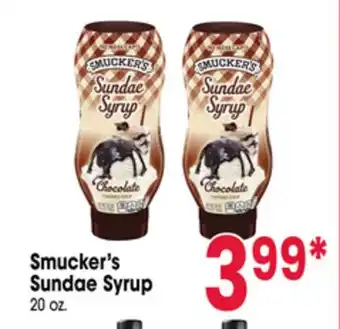 Jewel-Osco Smucker's Sundae Syrup offer
