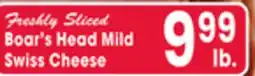 Jewel-Osco Boar's Head Mild Swiss Cheese offer
