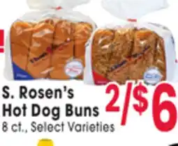 Jewel-Osco S. Rosen's Hot Dog Buns offer