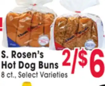 Jewel-Osco S. Rosen's Hot Dog Buns offer