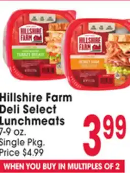 Jewel-Osco Hillshire Farm Deli Select Deli Select Lunchmeats offer