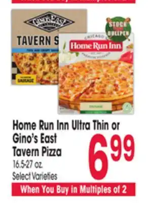 Jewel-Osco Home Run Inn Ultra Thin or Gino's East Tavern Pizza offer