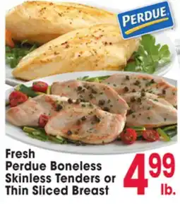 Jewel-Osco Fresh Perdue Boneless Skinless Tenders or Thin Sliced Breast offer