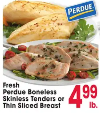 Jewel-Osco Fresh Perdue Boneless Skinless Tenders or Thin Sliced Breast offer