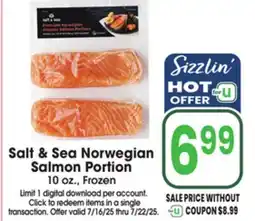 Jewel-Osco Salt & Sea Norwegian Salmon Portion offer