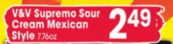 Jewel-Osco V & V Supremo Sour Cream Mexican Style offer