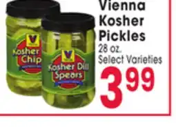 Jewel-Osco Vienna Kosher Pickles offer