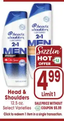 Jewel-Osco Head & Shoulders offer