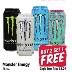 Jewel-Osco Monster Energy offer