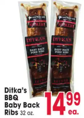 Jewel-Osco Ditka's BBQ Baby Back Ribs offer