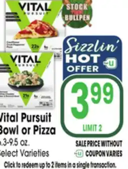 Jewel-Osco Vital Pursuit Bowl or Pizza offer
