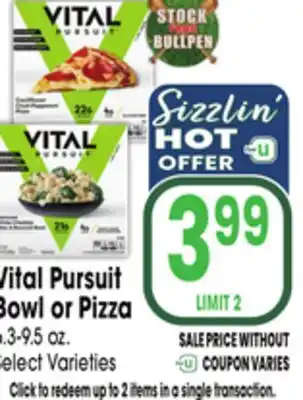 Jewel-Osco Vital Pursuit Bowl or Pizza offer