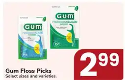 Jewel-Osco Gum Floss Picks offer