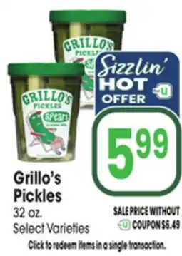 Jewel-Osco Grillo's Pickles offer