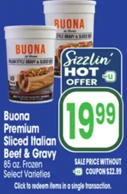Jewel-Osco Buona Premium Sliced Italian Beef & Gravy offer