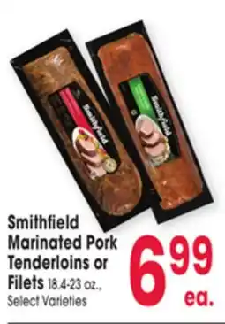 Jewel-Osco Smithfield Marinated Pork Tenderloins or Filets offer