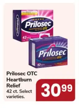 Jewel-Osco Prilosec OTC Heartburn Relief offer