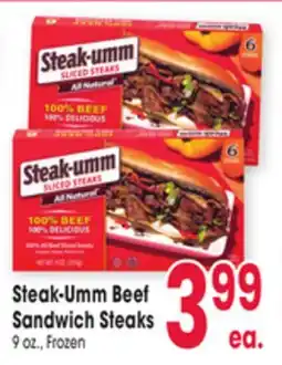 Jewel-Osco Steak-Umm Beef Sandwich Steaks offer