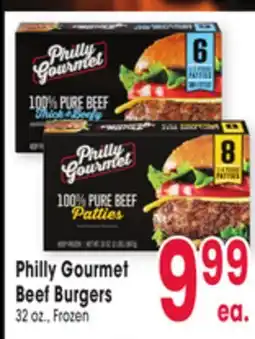 Jewel-Osco Philly Gourmet Beef Burgers offer