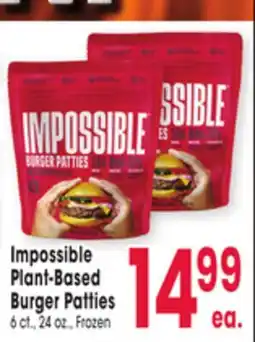 Jewel-Osco Impossible Plant-Based Burger Patties offer