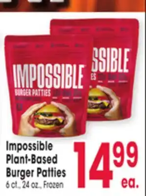 Jewel-Osco Impossible Plant-Based Burger Patties offer
