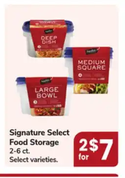 Jewel-Osco Signature Select Food Storage offer