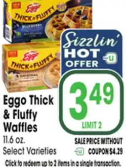 Jewel-Osco Eggo Thick & Fluffy Waffles offer