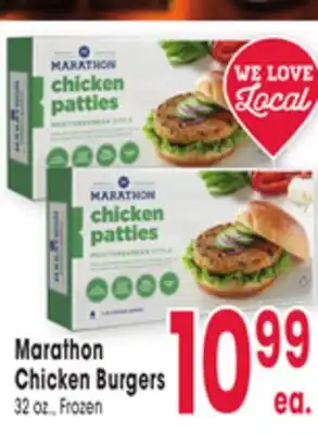 Jewel-Osco Marathon Chicken Burgers offer