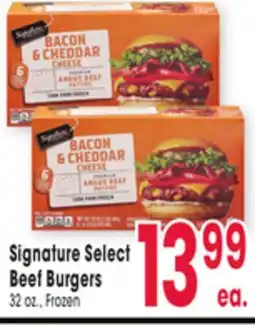 Jewel-Osco Signature Select Beef Burgers offer