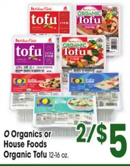 Jewel-Osco O Organics or House Foods Organic Tofu offer