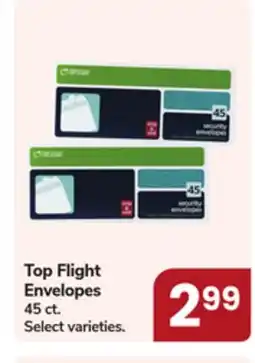 Jewel-Osco Top Flight Envelopes offer
