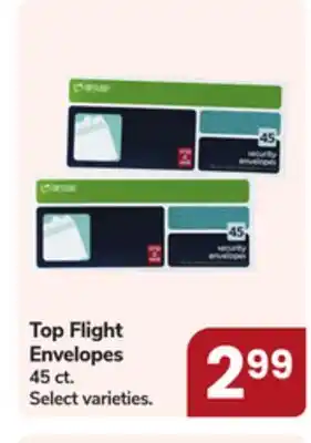 Jewel-Osco Top Flight Envelopes offer
